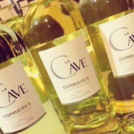 Carton de vin blanc Corbières  La Cave  2016