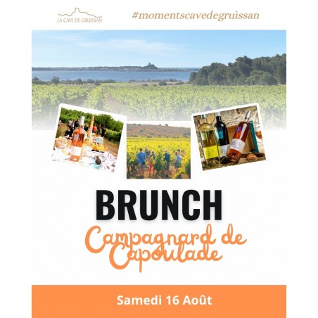 Ticket Brunch 16 Août 2025
