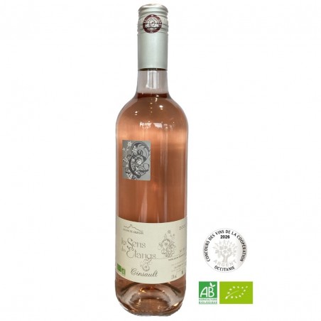 Cinsault Les Sens des Étangs (rosé) I.G.P. Aude BIO