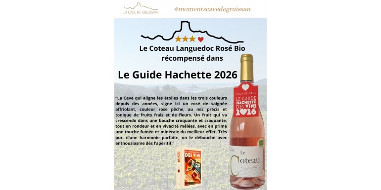 Le Coteau récompensé au Guide Hachette 2026