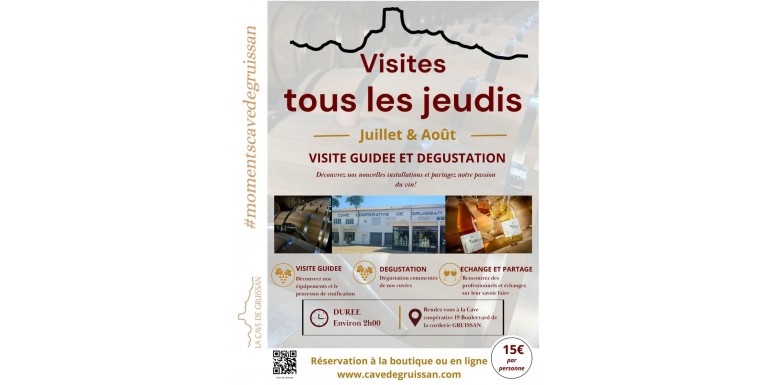 Visites de Cave Juillet/Août